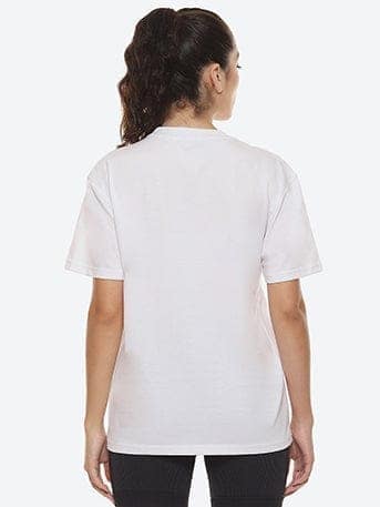 Artist Women's White Oversized T-shirt view 4