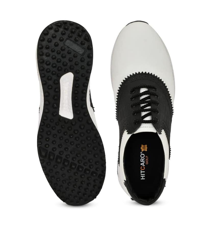 HITCARO Men Proffessional Leather Golf Shoes | Lace-Up | Phylon Sole |Waterproof | Comfortable | Breathable | Sports Shoes view 6
