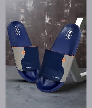 Squash Blue Men's Slide Flip Flop