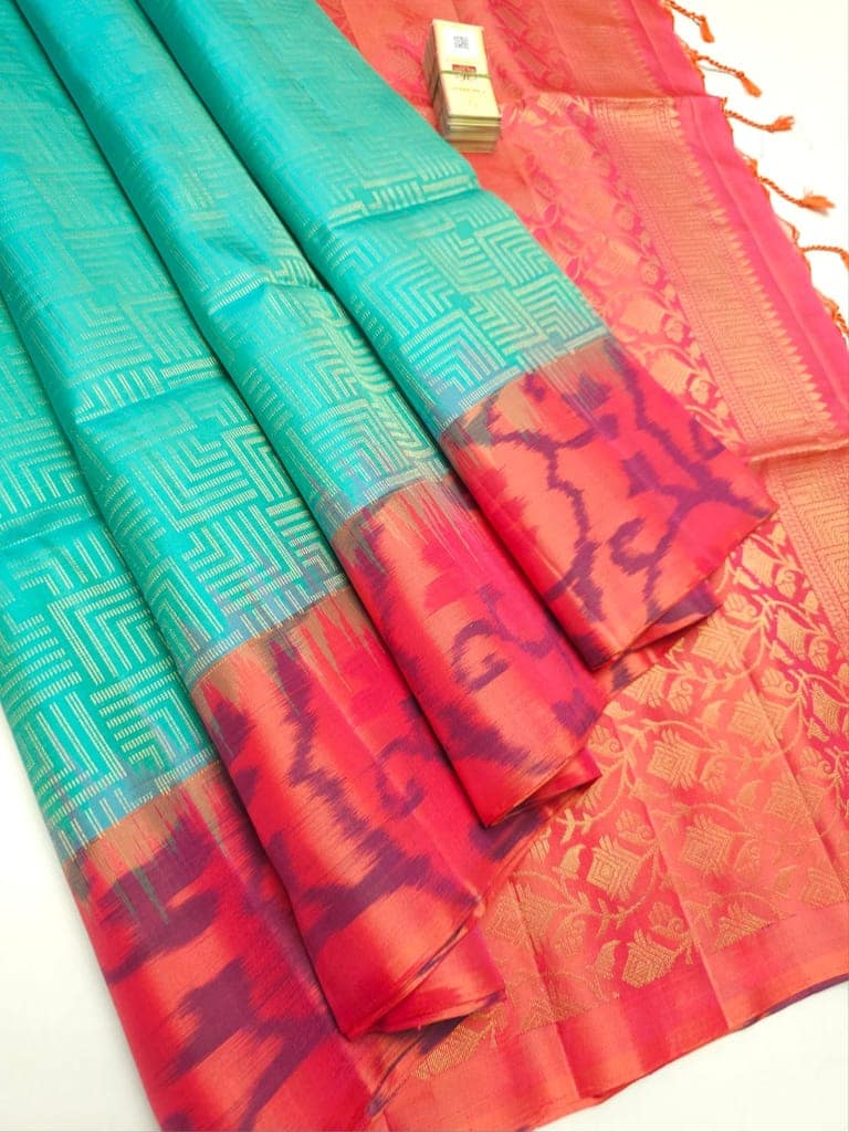 Kanchipuram pure soft silk saree