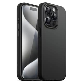 LIRAMARK Liquid Silicone Soft Back Cover Case for iPhone 15 Pro Max (6.7 inch)