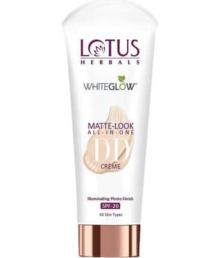 Lotus Herbals Whiteglow Matte Look All In One Dd Cream , Pink Beige , Spf 20 , All Skin Types , 30G