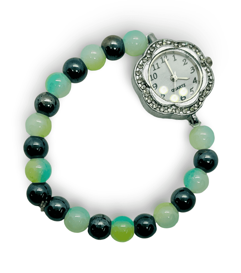 Bracelet wrist watch with pearls for Women and Girl Stylish Watch view 3