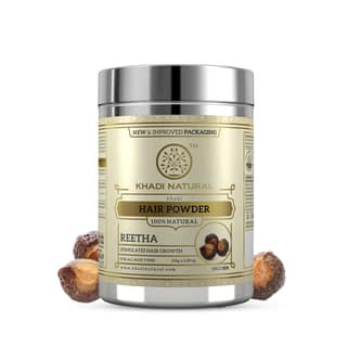 Khadi Natural Organic Reetha Powder For Hair Cleanser - 150gm