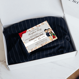 Cherished Beginnings: Pack of 20 Multicolour Wedding/Marraige Invitation Cards