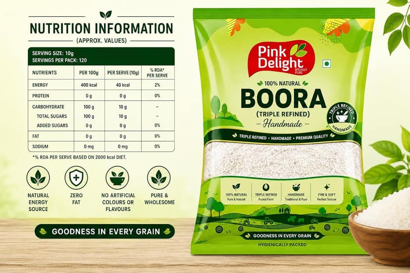 Pink Delight Boora Sugar 800g view 2