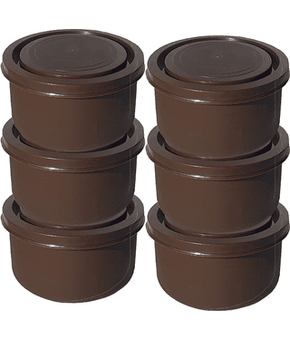 Kitcorner Stainless Steel Lunch Box 6 - Container ( Pack of 6 )