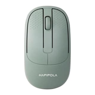 HAPIPOLA Speed Rechargeable Mouse,Wireless Bluetooth Rechargeable Mouse,Portable Lightweight 2.4G 1600 DPI Plug-and-Play Optical Mouse,Compatible with iPad/Laptop/PC/Mac/Windows