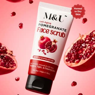 Anti-aging Pomegranate Foaming Face Scrub Clear & Glowing Skin - 50g