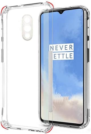 PLUGTECH TPU Ultra Hybrid Clear Camera Protection Back Cover Case for Oneplus 7