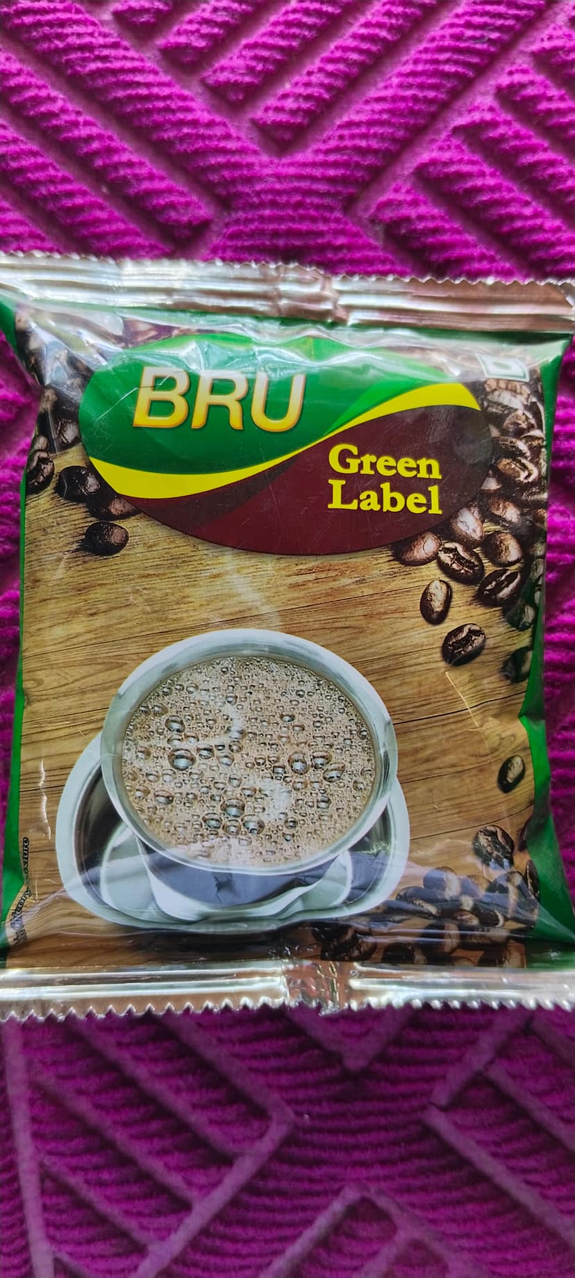 Bru green label