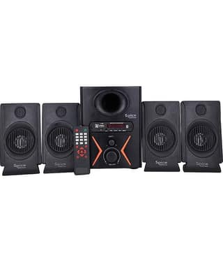 Znitax Series 4.1 80 W Bluetooth Speaker Bluetooth v5.0 with USB Playback Time 10 hrs Black