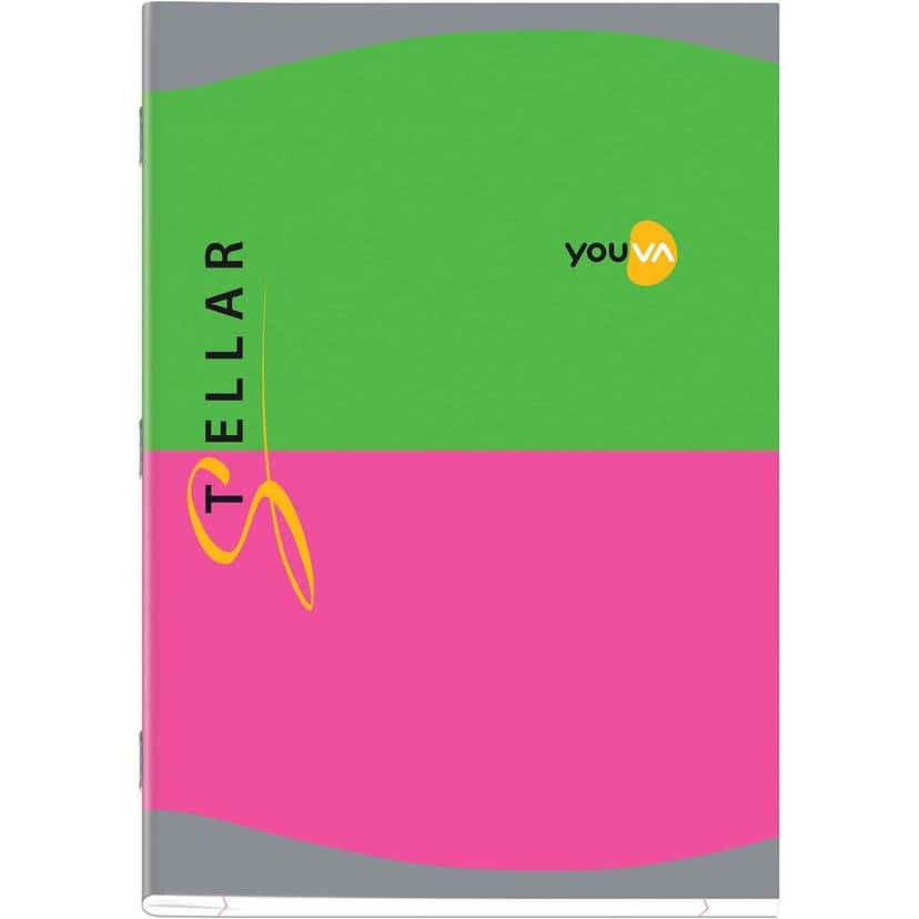 Navneet Youva Stellar | Soft Bound Long Book | A4 Size 21 cm x 29.7 cm | Single Line | 196 Pages | Pack of 3, Multicolor, (23961) view 6