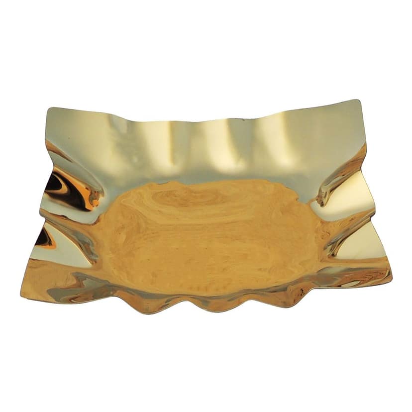 Decorative Small PVD Steel Tray Diwali Gift Tray (SMAS106 C) view 3