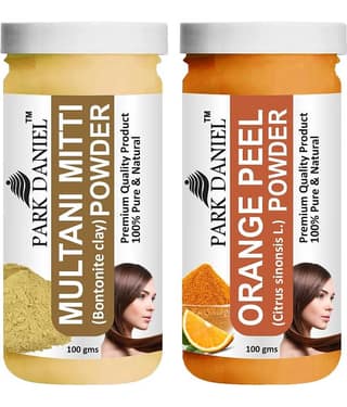 Park Daniel Multani Mitti & Orange Peel Hair Mask 200 g Pack of 2