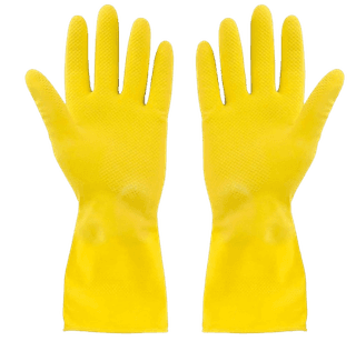 Rahul Professionals, Reusable Washable Waterproof Cleaning Gloves (Pack of 1)