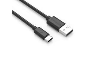 Twance T24B PVC - Type C to USB Charging & data transfer Cable, 2 M, Black - 500 Pieces
