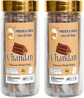 SHRESHTHA Incense Dhoop Sticks Pure Sandal 400 gm ( Pack of 2 )