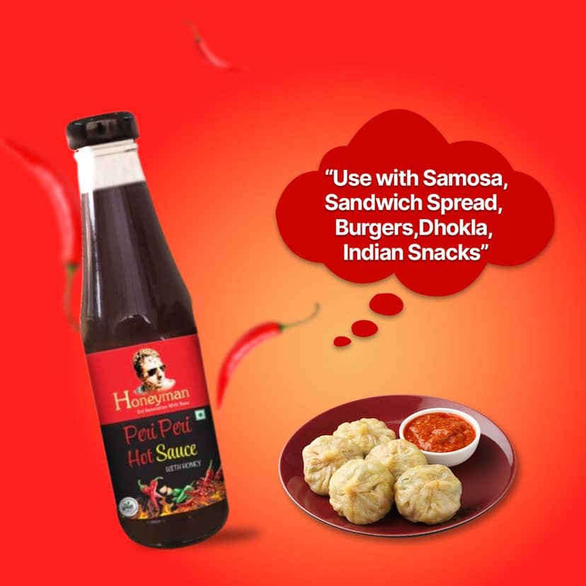 Honeyman Peri Peri Sauce Cream Dressing 300 gm view 4