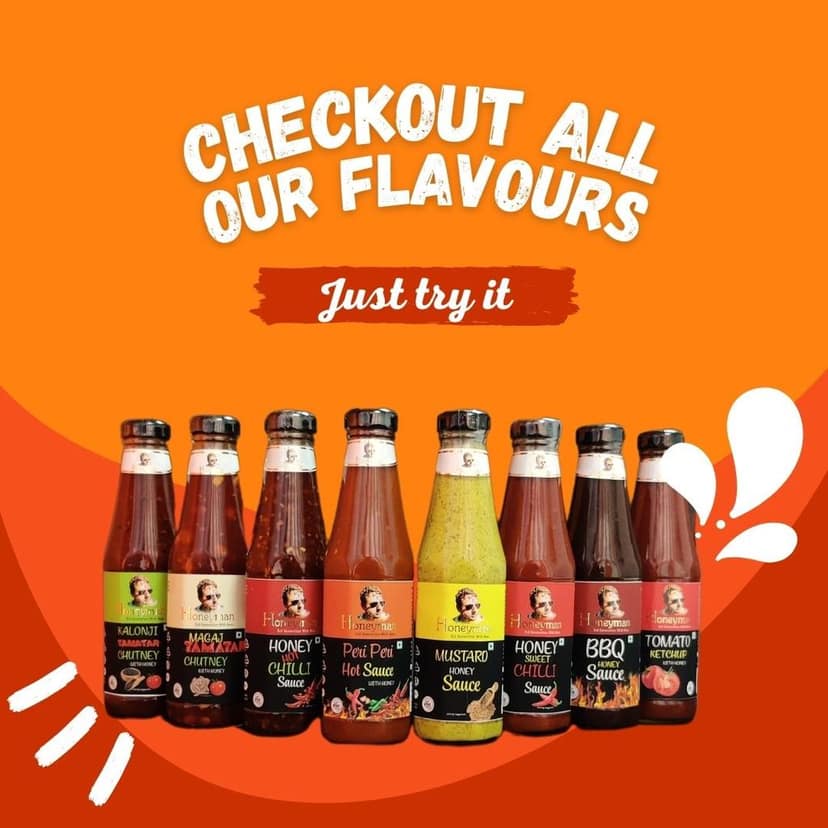 Honeyman Peri Peri Sauce Cream Dressing 300 gm view 6