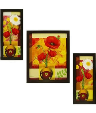 Indianara Synthetic Painting With Frame