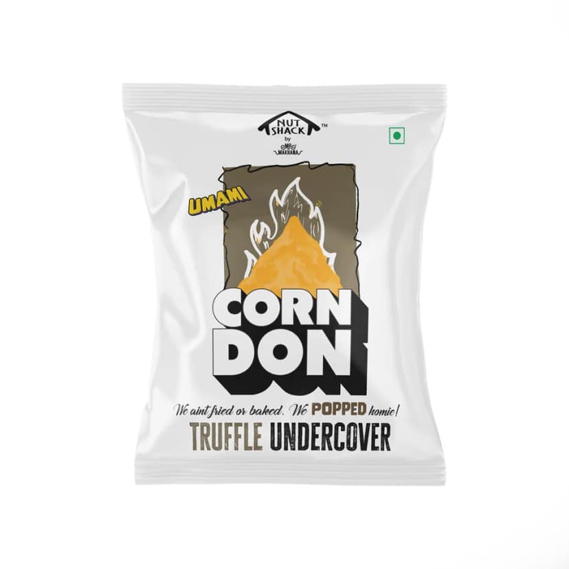 Mr Makhana Corndon Truffle Undercover Popped Corn Chips Pack of 3 40g Each view 2