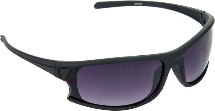HRINKAR Men Sports Sunglasses Brown & Grey Frame, Brown & Black Lens (Medium) - Pack of 2 view 6