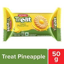 Britannia Treat Crazy Pineapple Cream Biscuit - Ready To Eat, 50 G