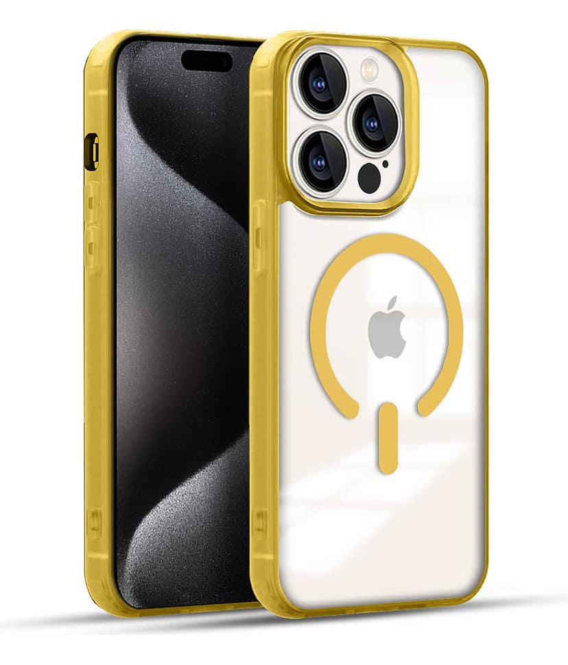BIG WINGS Shock Proof Case Compatible For Polycarbonate Apple iPhone 15 Pro ( Pack of 1 )
