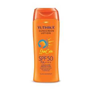 Yuthika Sunscreen Lotion SPF 50 PA++++ with UVA & UVB Protection, Sun Protection Cream for Women & Men - 300ml