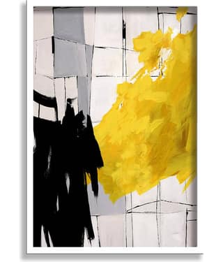 Saf - Abstract Painting With Frame