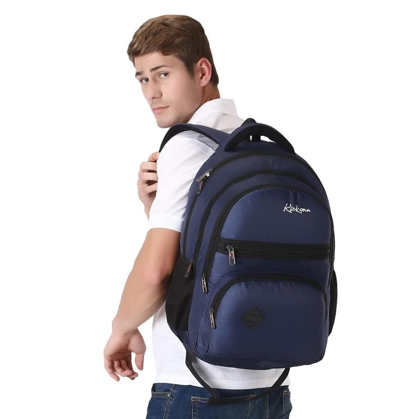 Medium 30 L Laptop Backpack for Men and Women|Unisex|College Bag for Boys and Girls|office |School Bag|Trendy |Stylish (CODE-KLMNA) view 4