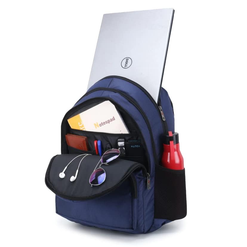 Medium 30 L Laptop Backpack for Men and Women|Unisex|College Bag for Boys and Girls|office |School Bag|Trendy |Stylish (CODE-KLMNA) view 7