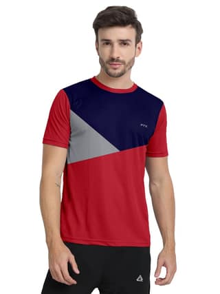 FTX Men Drifit Colorblock Half Sleeve Tshirt