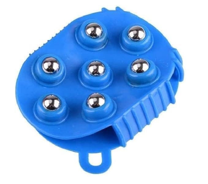 Magnetic Steel Ball Manual Hand Massager – 7 Magnetic Balls for Stress Relief, Muscle Recovery & Blood Circulation – Body Relaxation Tool for Neck, Back, Legs, and Hands
