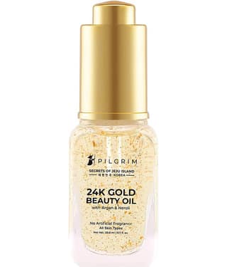 Pilgrim 24Kgold Beauty Oil Face Serum,15 ml