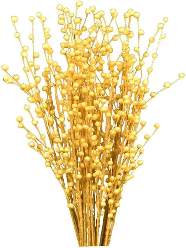 Artificial Dry Flowers Rose Multiple Branch Artificial Dry Flowers