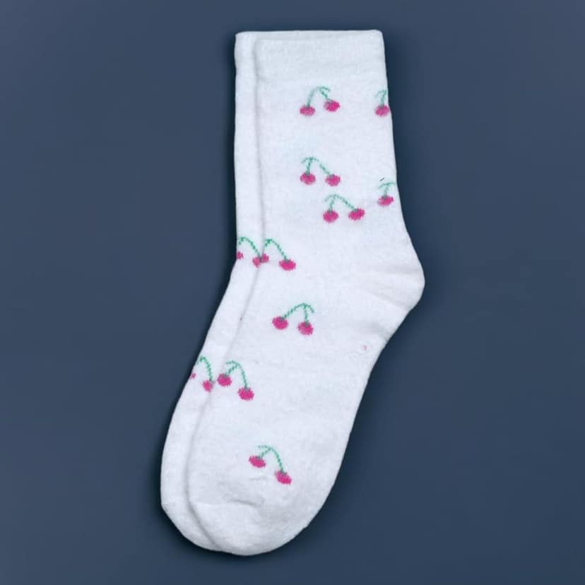 Sockscarving Pack of 5 Unisex White Furry Edition Cotton Socks - Soft Fabric, Different Pattern, Vibrant Colors, High Ankle, Full-Length Comfort for Men and Women view 2