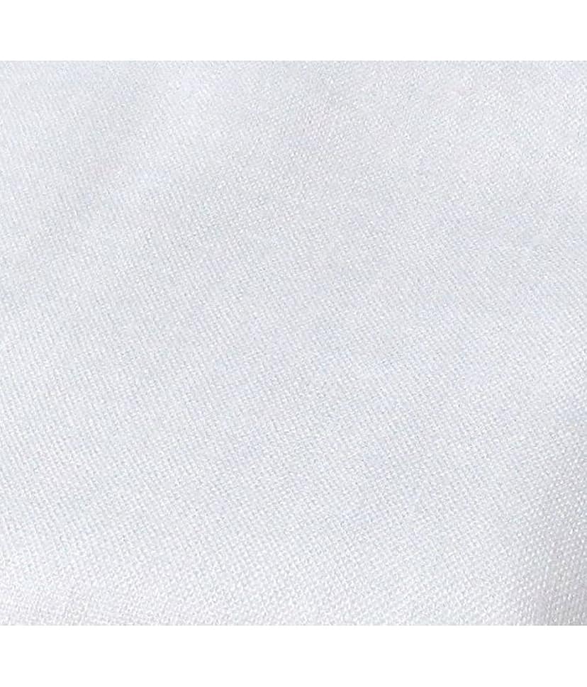Makhanchor - White Linen Men's Unstitched Shirt Piece ( Pack of 1 ) view 2
