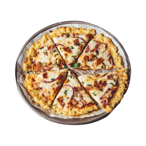 Keto Grilled Chicken Pizza