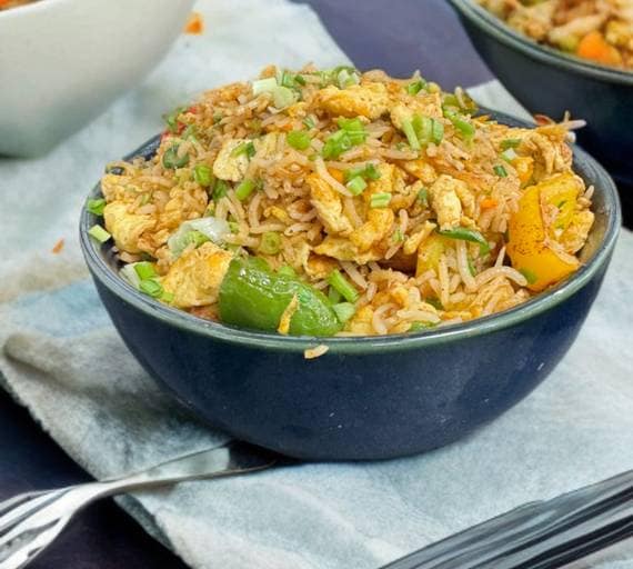 Egg chilli garlic fried rice