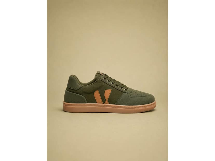 Volton Terra Alpha Olive Green Casual Suede Lace-Up Sneakers - UK - 7