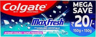 COLGATE MAXFRESH BLUE - 2 X150 gm