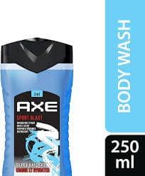 Axe Sports Blast 3 In 1 Body Wash - For Men, Energizing Citrus Boost Scent, Long-Lasting Fragrance, 250 Ml