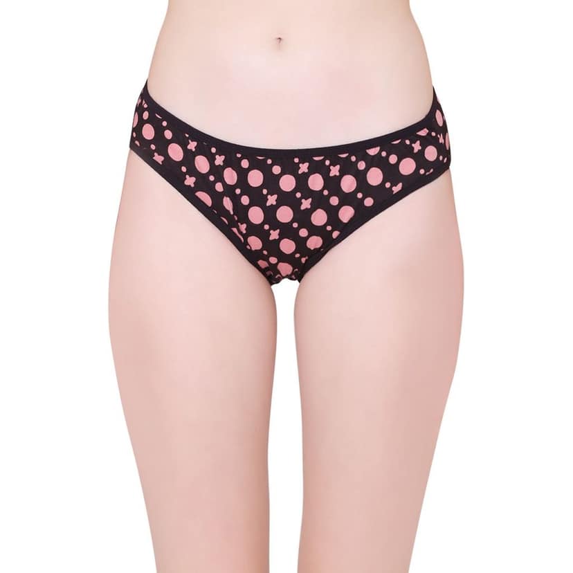 Bodycare women's combed cotton assorted Bikini Panty Pack of 3 ( E-920 ) view 2
