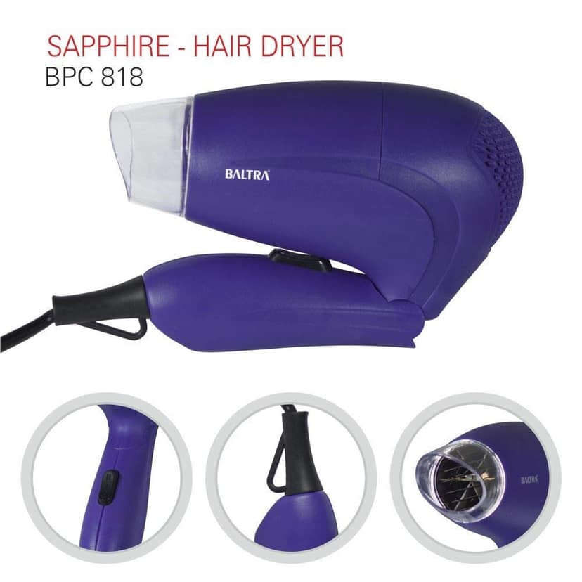 Baltra Sapphire 3 in 1 Hair Styler Personal Care Combo (hair dryer, Straightener and Curler) view 6