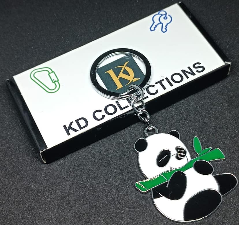 KD COLLECTIONS Kung Fu Panda Metal Keychain & BT21 BTS Metal Keychain Combo - Multicolor - Pack of 2 Keychains view 3