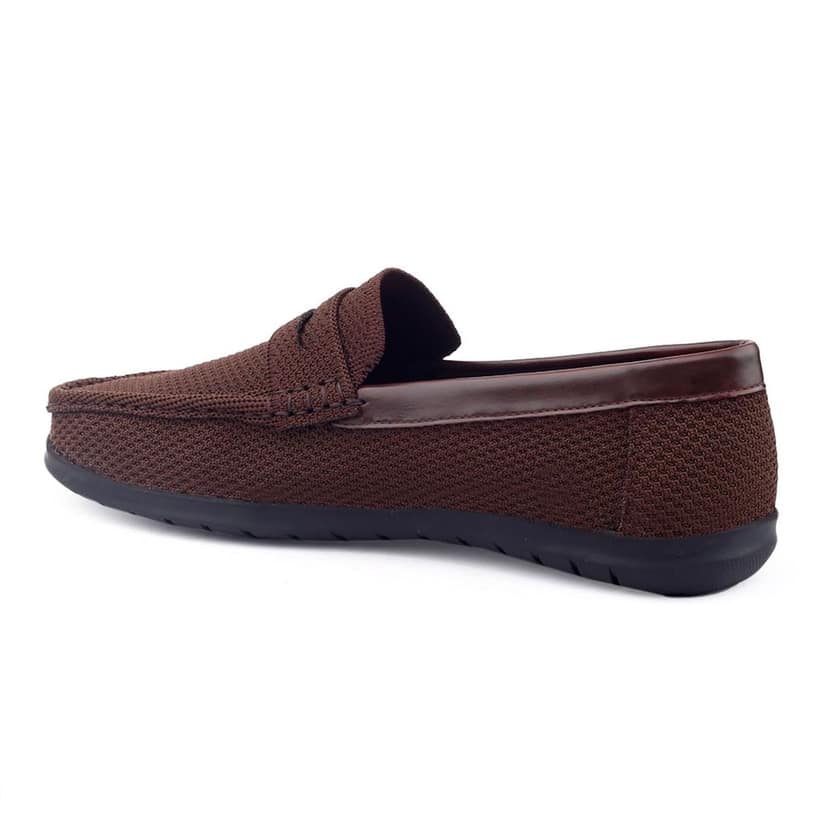Men's Faux Leather Breathable Fabric Stylish Loafers view 7