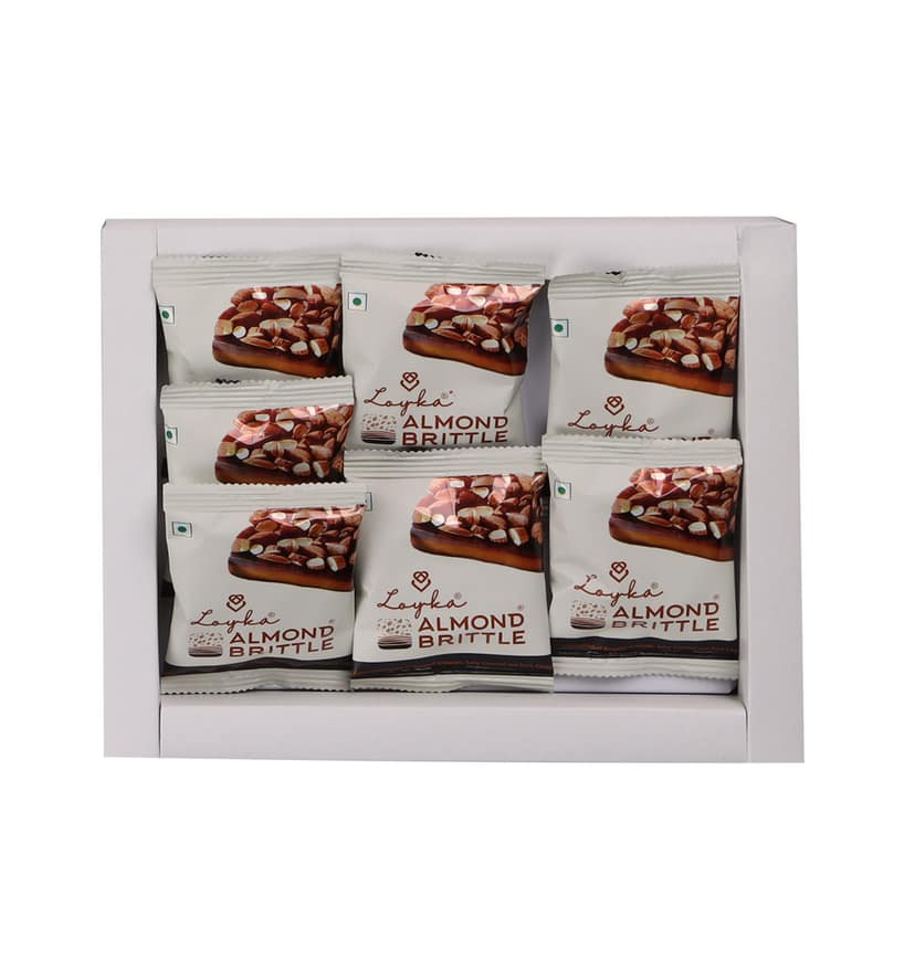 Loyka Almond Brittle Classic, 7 Pcs, 119 gm view 2