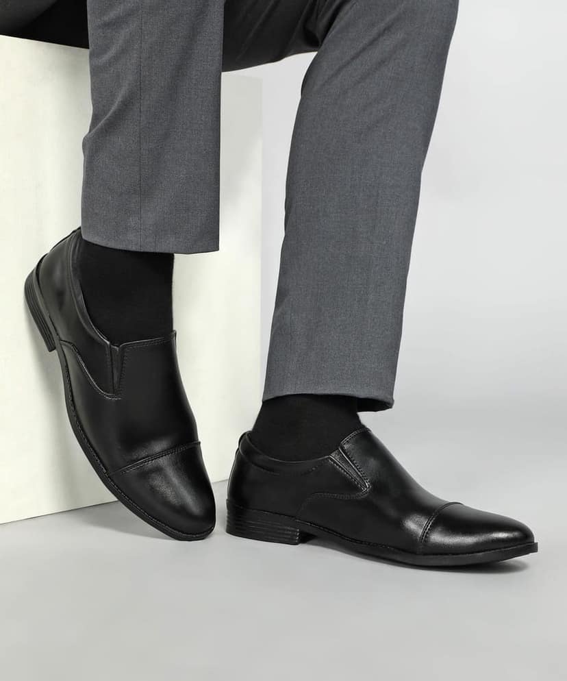 Paragon Men Formal Shoes | Smart & Sleek Design | Comfortable Sole with Cushioning | Daily & Occasion Wear view 2